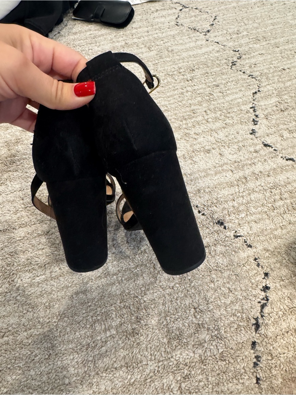 Merona black heels - Picture 4 of 5